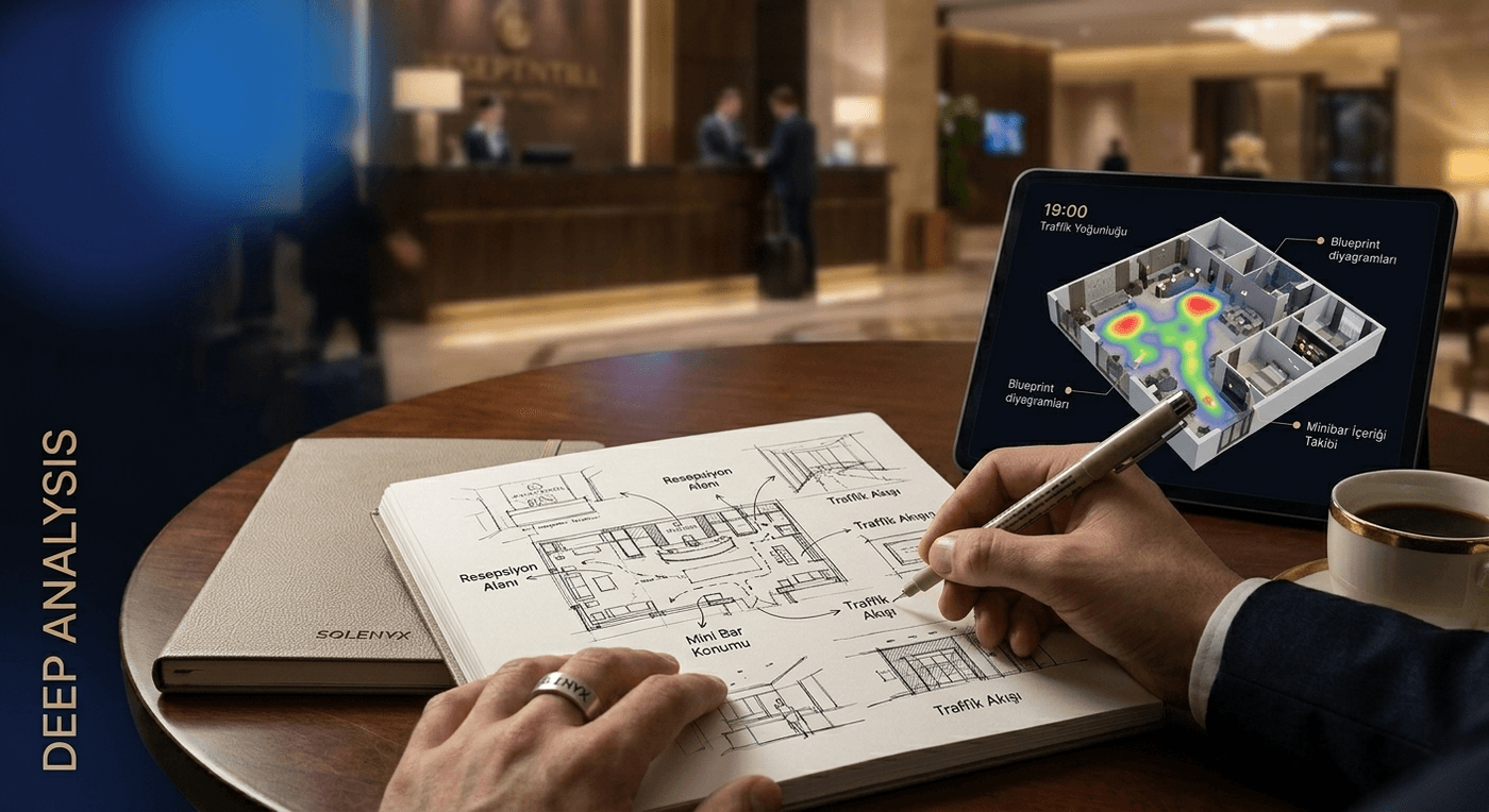 Otel lobisinde saha analizi çalışması